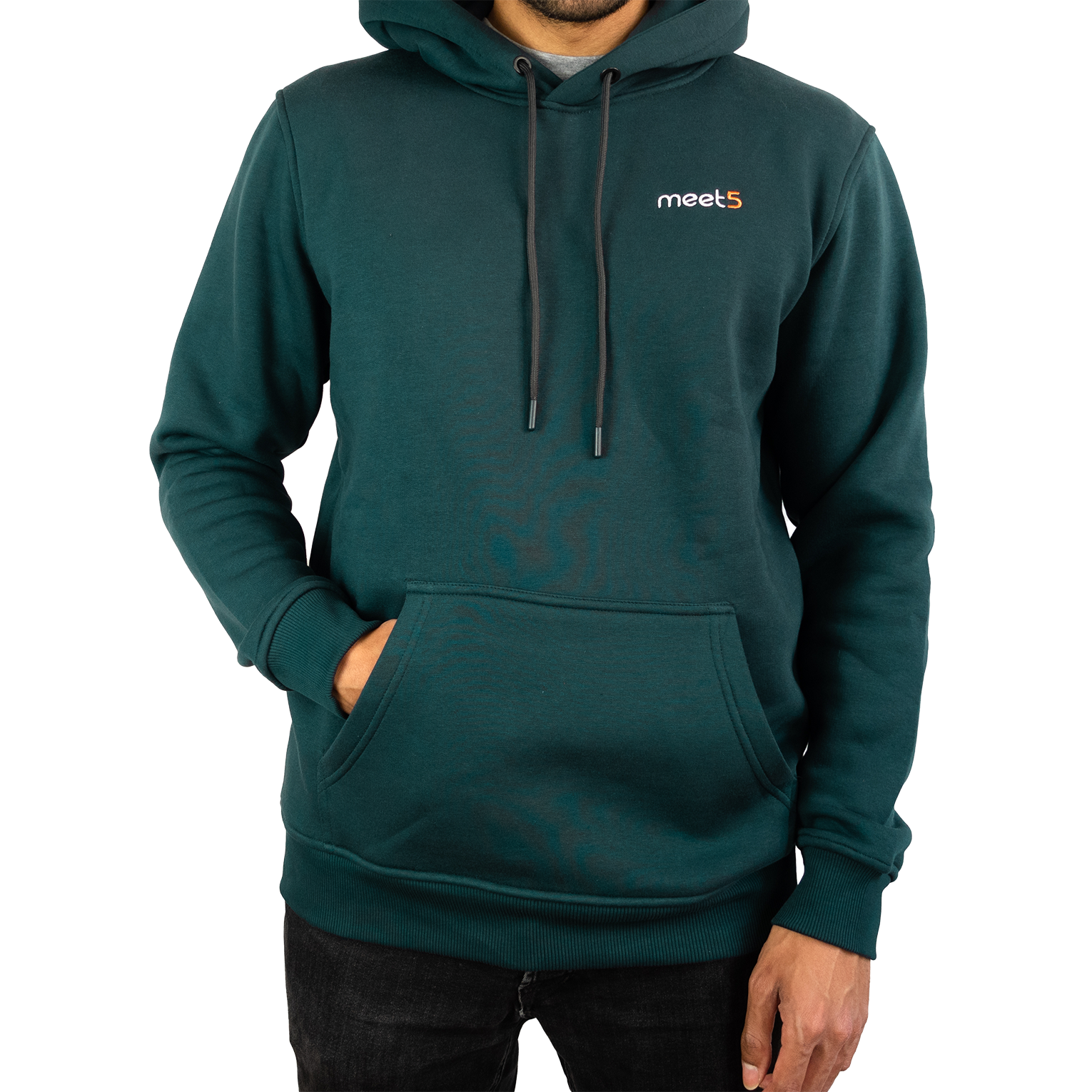 Hoodie, petrol blue – Meet5 Fanshop1
